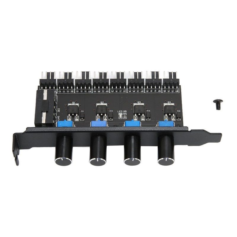 PC Fan Hub, PC8 Channel Fan Hub Plastic Metal for