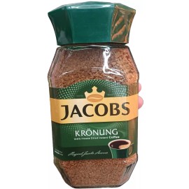 Jacobs  Original Kronung Instant Granulated Coffee Kosher In Jar 200gr