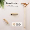 FUKUMARU Cat Wall Scratcher, 60" Tall Wall Mounted Kitten Scratching