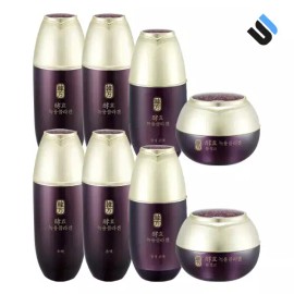 수려한 녹용콜라겐 기초 한방 화장품 4종 2세트 Elegant Ginseng Collagen Korean Traditional Cosmetic Set of 4 (2 Sets)
