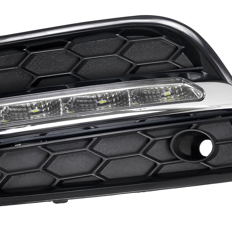 Spec-D Tuning Full LED Bumper Driving Fog Lights with Bezel