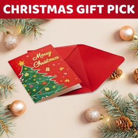 HAPPYPOP Christmas Duck Socks & Card - Fun Rubber Duck Gifts with Greeting Card for Kids Boys Girls 10-12 Years, Festive Christmas Stocking Stuffers