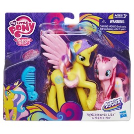 My Little Pony Princess Gold Lily and Pinkie Pie Figures