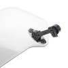 Motorcycle Windscreen Adjustable Clip On Windshield Universal Wind Deflector for