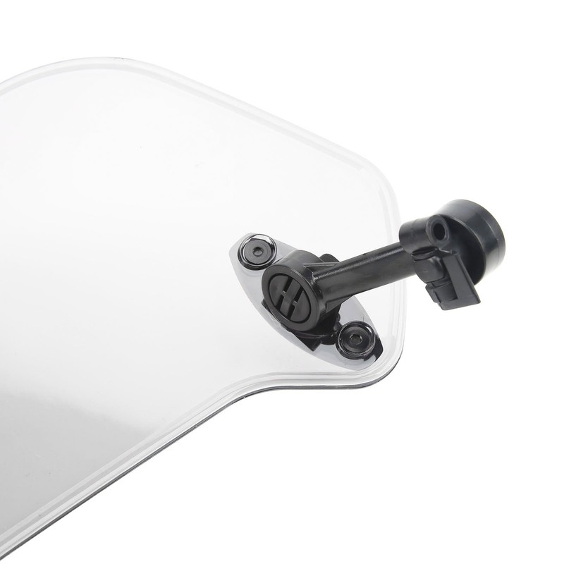 Motorcycle Windscreen Adjustable Clip On Windshield Universal Wind Deflector for