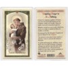 UNFAILING PRAYER TO SAINT ANTHONY. Laminated 2-Sided Holy Card (3 Cards per Order)