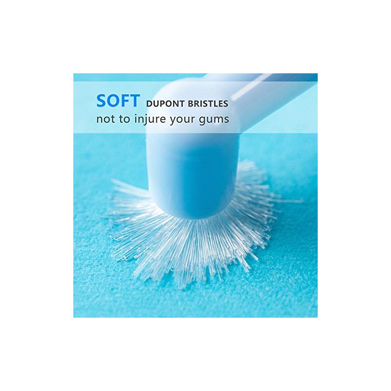 LOVEWEE Cepillo de dientes cónico End-Tuft, 6 piezas de cepillo