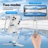 Magnetic Phone Tripod Stand with Anti Slip Silicone,Adjustable Height,360° Rotating