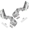 Spares2go Integrated Door Hinge Pair fits Neff Fridge Freezer (Top
