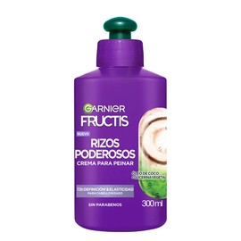 Garnier Fructis Crema para Peinar Rizos Poderosos, 300 ml