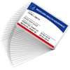 MaxGear New Medicare Card Holder Protector Sleeves, 12 Mil Clear