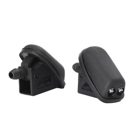 2Pcs Front Windscreen Washer Jet Nozzles, Front Windscreen Washer Jets Replacement for Ford Fiesta Mk6 Mk7 2001 2002 2003 2004 2005 2006 2007 Replaces 1442176