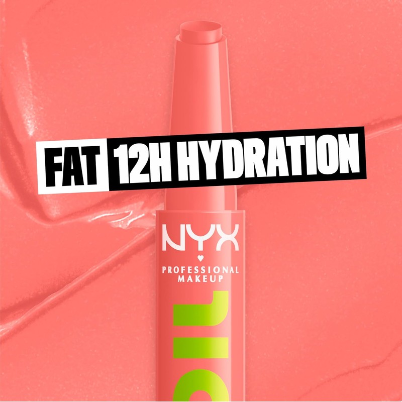 NYX Professional Makeup Fat Oil Slick Click, Brillo de Labios