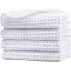 Polyte Toalla Facial de Microfibra Waffle 430 gsm, 33.0x33.0 cm