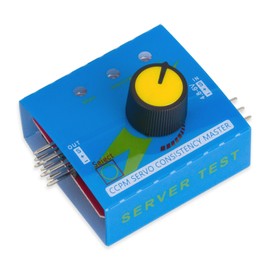 RC Servo Tester 3CH Digital Multi ECS Consistency CCMP Master Speed Controller Checker Adjustment Steering Gear Tester for RC Helicopter Car Boat (1pc)