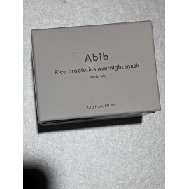 Abib Rice Probiotics Overnight Mask Barrier Jelly 2.7  oz/ 80ml  Moisturizer