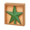Green 20cm Tree Top Star Premier Shatterproof Christmas Tree Decoration