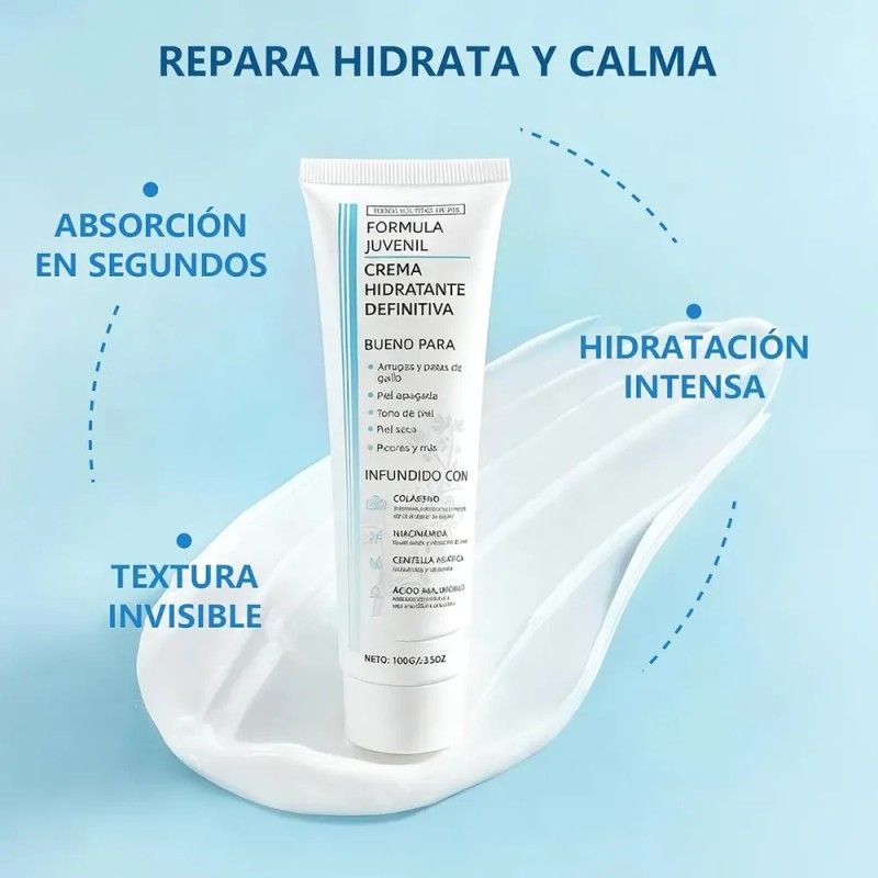 2 Crema Hidratante Youth Formula Día Y Noche Con Colágeno
