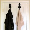 Evelots Over The Door Cat Hooks - 2 Pack -