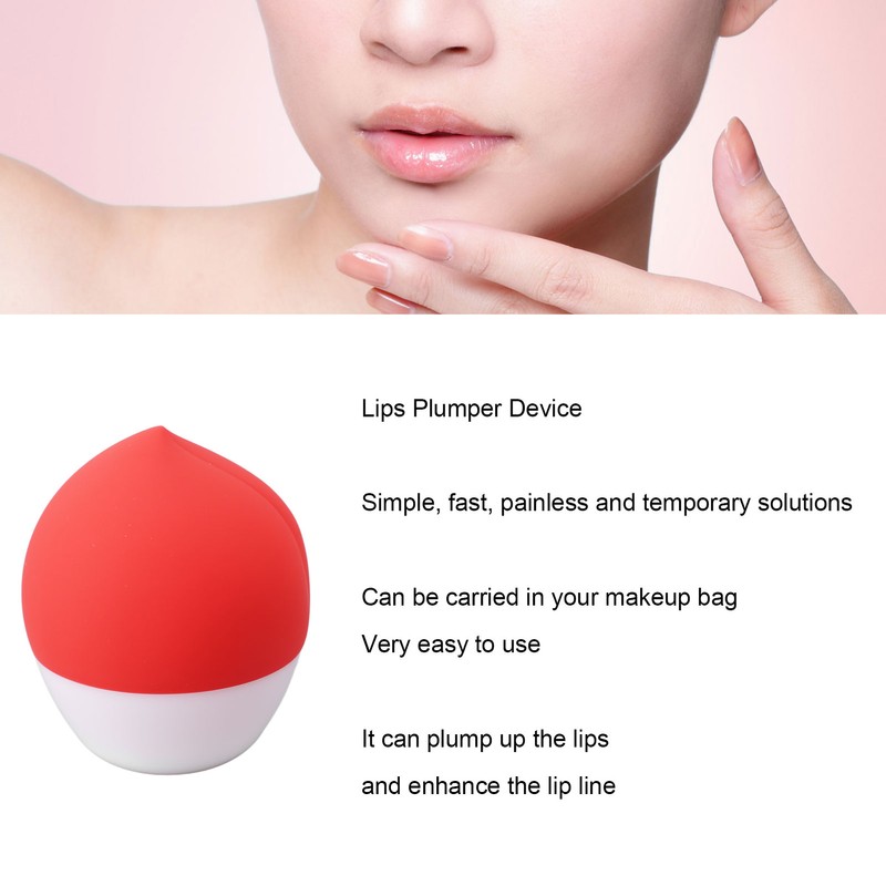 Lips Plumper Tool Device Soft Silicone Portable Pout Mouth Lip
