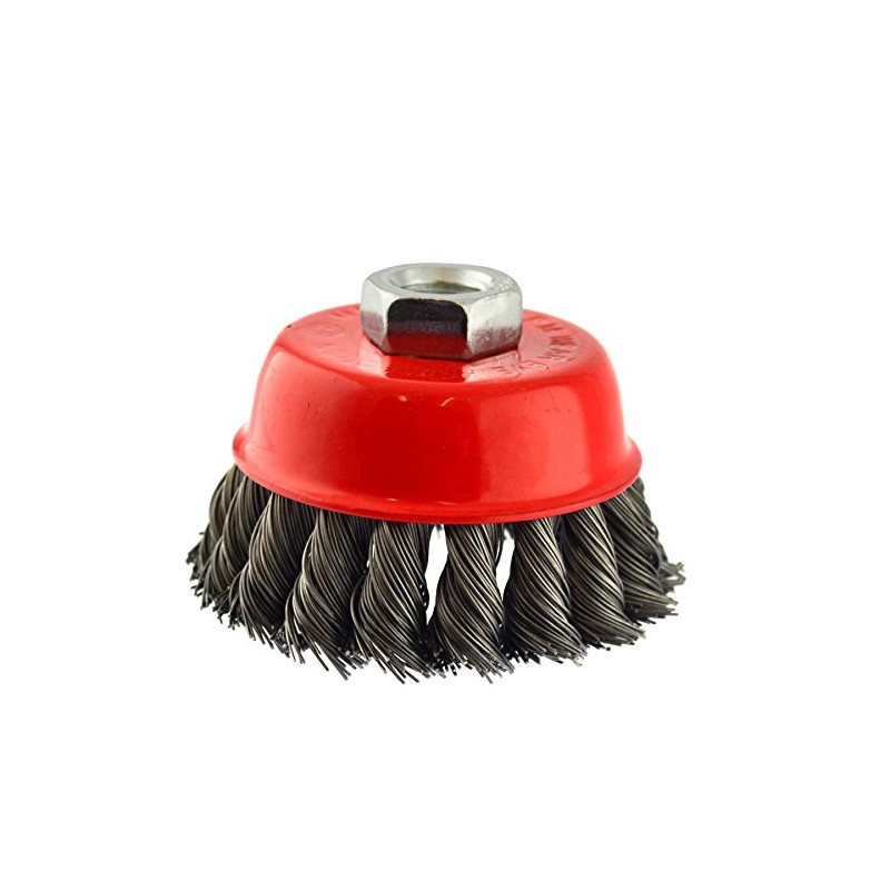 Wire Cup Brush Wheel 3" for 4-1/2" 115mm Angle Grinder