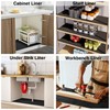 Black Shelf Drawer Liners for Toolbox: 5 MM Thick Non-Slip