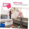 IWOWHERO Microfiber Mop Head Carpet Sweeper Covers Mop Pads Flat