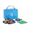 Plus-Plus 9607002 Geniales Konstruktionsspielzeug, Basic, Bausteine-Set in praktischer Metall-Box mit