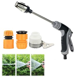 Waterblitz Pressure Washer,Waterblitz High Pressure Water Gun,For Car,Garden,Pet Cleaning and Plant Watering(Water Washer + 3*connector)