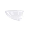 Nantucket Sinks GB-17x14-W Undermount Bathroom Sink – 17"x14" Oval White