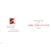 Traditional Annivesary Card Ruby - 9 x 6 inches -
