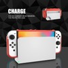 Switch OLED Case Red, Flexible and Comfortable Switch OLED Protective