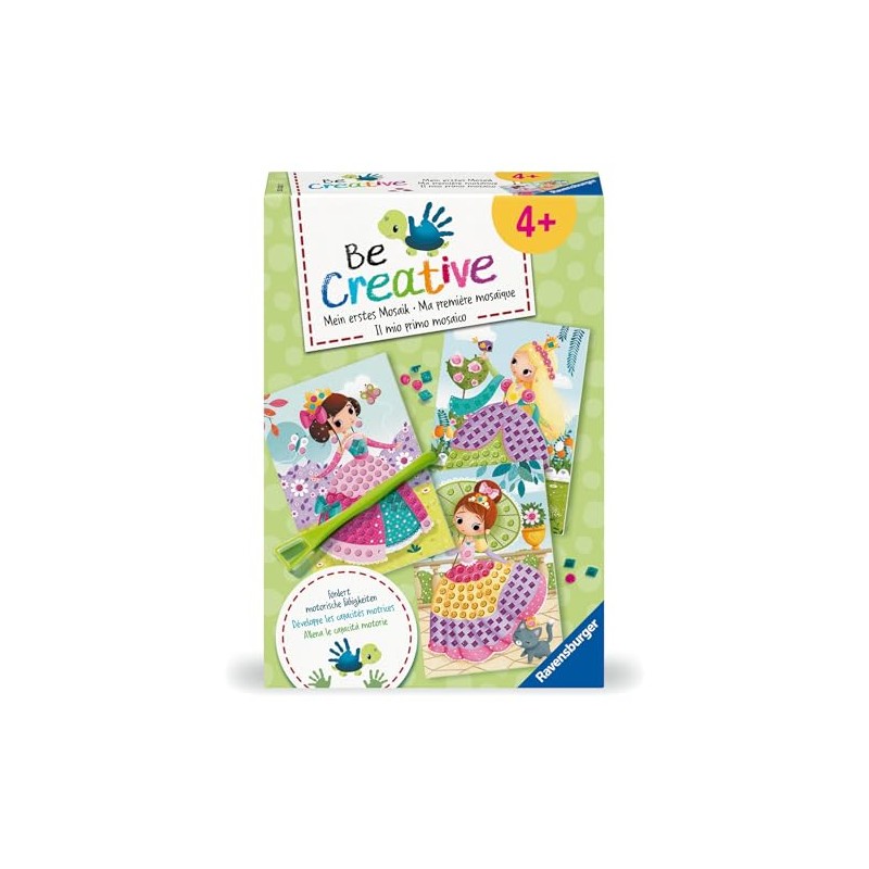 Ravensburger 25533 BeCreative Mosaic Princess Craft Set for Children from