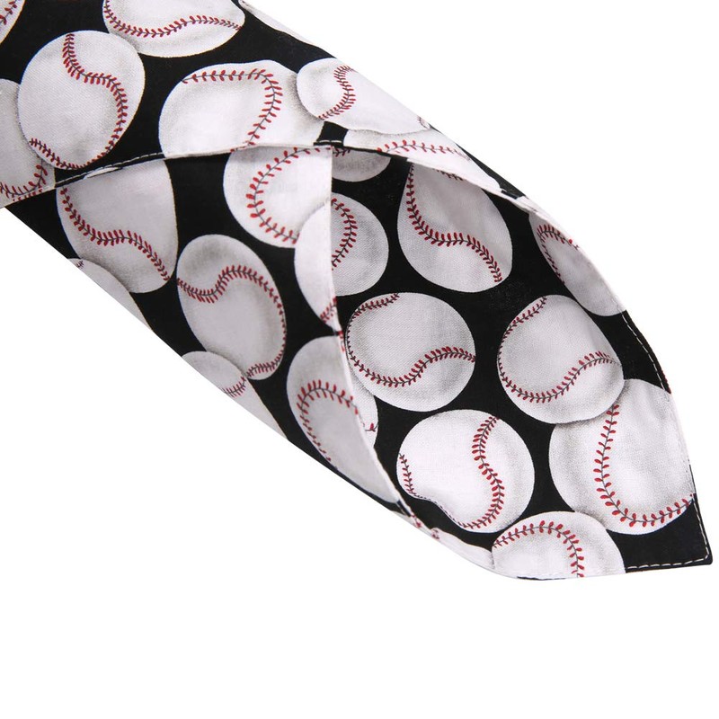 KZHAREEN Dog Bandana Reversible Triangle Bibs Scarf Accessories Baseball for