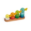 Janod Zigolos Duck Family Stacker - Classic Wooden Stacking Toy