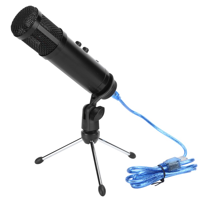 Professional Capacitance USB Microphone Recording Mini Portable MIC Set Plug