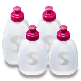 Synergy Running Water Bottles (6oz/9oz 4-Pack, Pink)