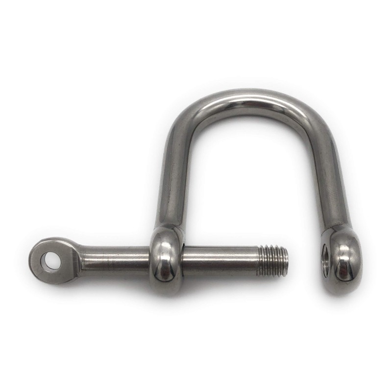 Stainless Steel Shackles Wide Shape Diameter 8 mm V4A A4