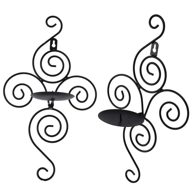 Wall Mounted Candle Stick Elegant Candle Holder for Living Room