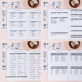 Erin Condren 12 Month Budget Book Petite Planner - Colorblends. Goal Trackers, Expense and Savings Logs, Debt Tracker, Weekly and Monthly Spending Spreads