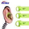 KEYBLU Universal Radio Replacement Earmold, Insert Soft Silicone Earmold Earbud