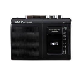 ELPA CTR-400F Cassette Tape Recorder with Radio