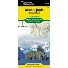 Kenai Fjords National Park Map (National Geographic Trails Illustrated Map, 231)