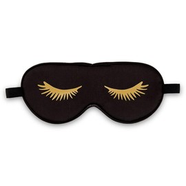 Weddingstar Satin Eyelashes Eye Mask - Black