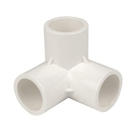 Gardeningwill 10 x 3 Way 32mm Heavy Duty PVC Mounting Bracket for Greenhouse Frame Furniture Connector