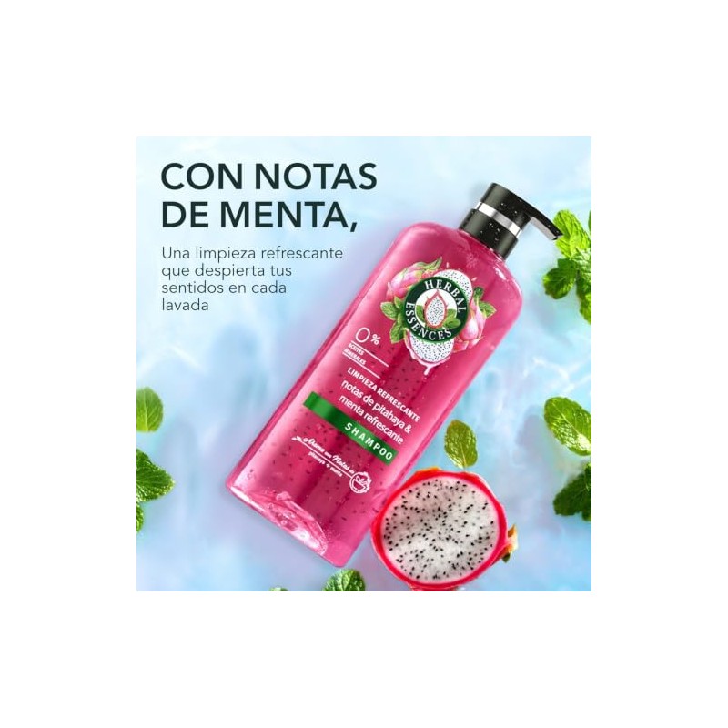 Herbal Essences Shampoo Limpieza Refrescante 600 ml