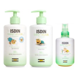 Kit De Baño - Isdin Baby Naturals - Shampoo/loción/colonia