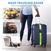 Travel Inspira Luggage Straps with TSA Combination Lock - Adjustable,