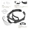 Swans (スワンズ) [LayLax] Anti-Fog Tactical Goggles [Tan Frame & Clear