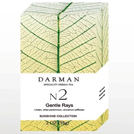 Armenian Herbal Tea No. 2 – Gentle Rays | Soothing Loose Leaf Blend with Linden, Dried Persimmon, Cinnamon & Safflower | 1.95 oz Wellness Tea Gift Box | Calming Mountain Herbs for Relaxation & Balance